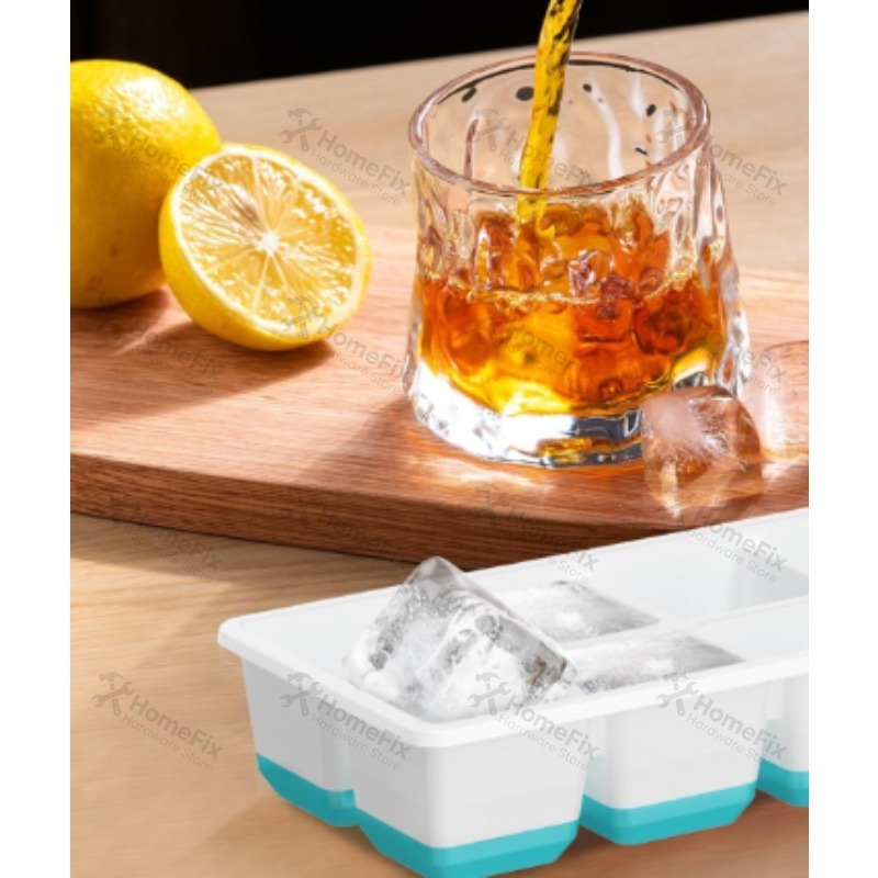 Baby Food Homemade - 新しい8グリッド製氷皿、柔らかい底の自家製アイスクリームトレイ、蓋付きベビーフード用製氷皿セット