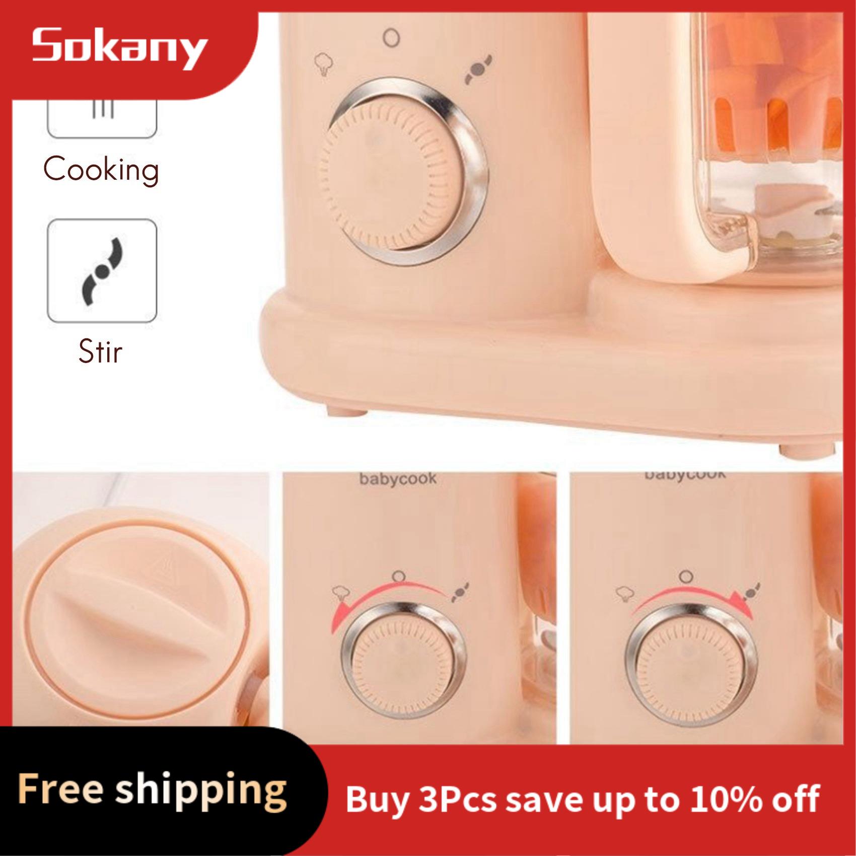 Baby Food Steamer - HIM-ベビーフードメーカー、多機能スチーマーグラインダーブレンダーミルマシン自動粉砕フードプロセッサー、赤ちゃん用EUプラグ