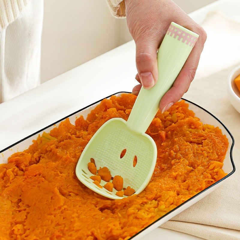Baby Food Strainer - 多機能調理スプーンストレーナー家庭用キッチン食品グレード水切りスプーンベビーフード補助ツールクリエイティブポテトピューレスクープ