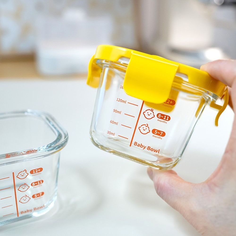 Baby Food Zone - 新しい170ml食品保存容器、冷凍・電子レンジ対応、ベビーフード用ガラスカップ、ガラス製ベビーフード保存瓶、小さなお子様向け