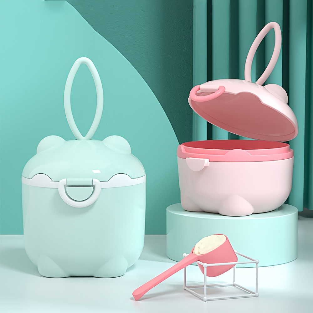 Baby Food Zone - 1pc ポータブル 4 層粉ミルクボックス、粉ミルク容器、食品保存スナック回転ボックス