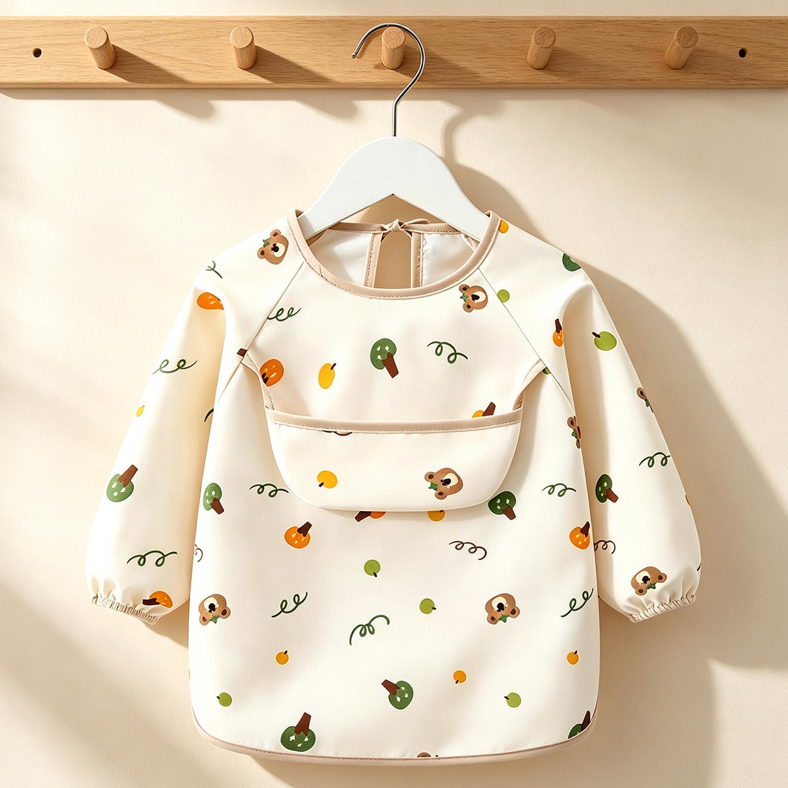 Baby Food Restaurant - 授乳スモック ソフト調節可能な大きなポケット 6-36 ヶ月子供用授乳よだれかけカバー キッチン ダイニング