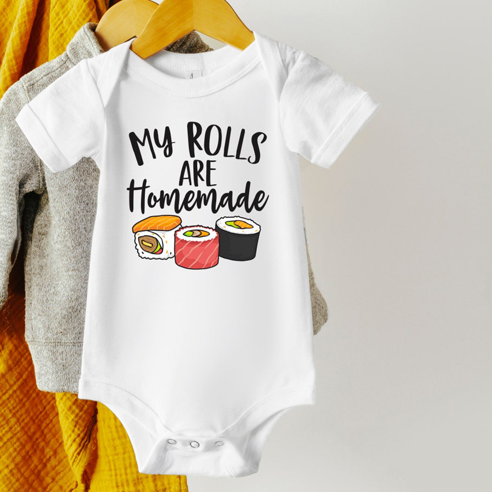 Baby Food Homemade - 子供のための手作りのベビージャンプスーツ,寿司と食品を作るための頑丈なウェーディングスーツ,ベビージャンプスーツ