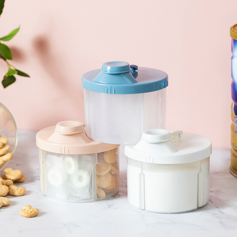 Baby Food Category - 1pc ポータブル 4 層粉ミルクボックス、粉ミルク容器、食品保存スナック回転ボックス