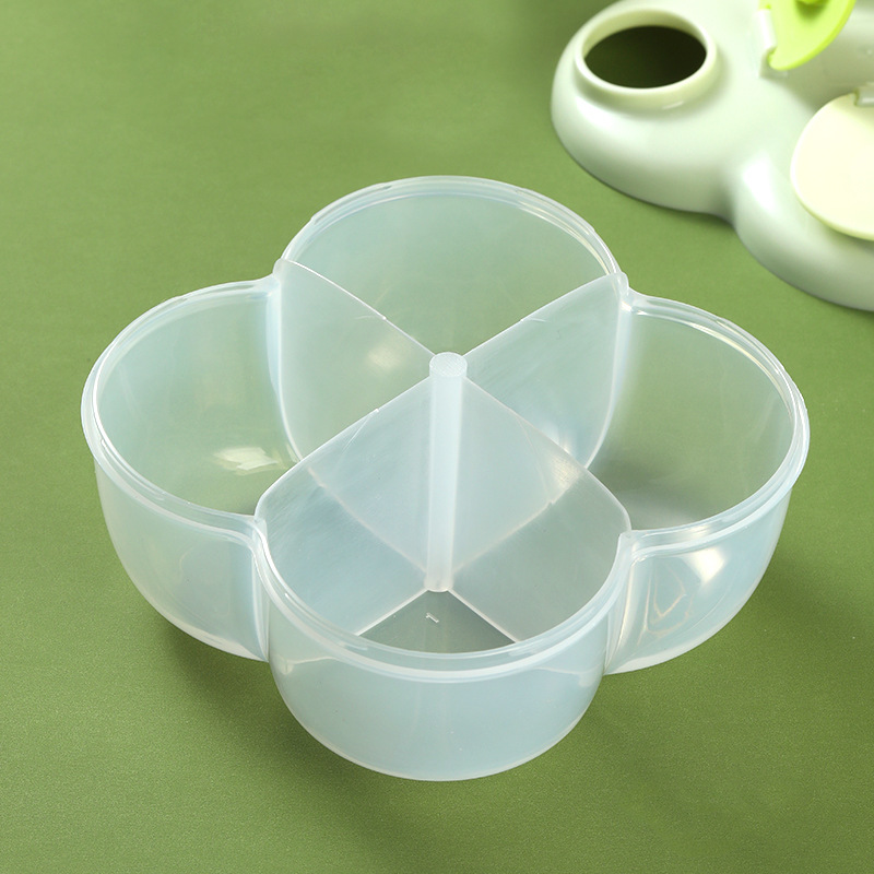 ポータブルクローバー4コンパートメント粉ミルクキャニスター、 - Baby Food Category のレビューと価格