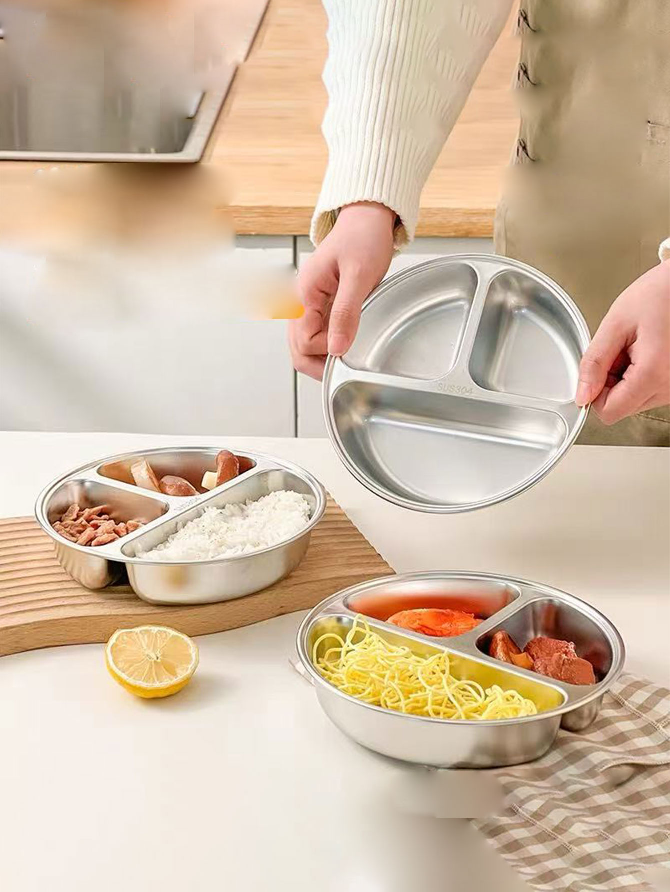ベビーフード用3コンパートメント蒸しトレイ、蒸しパン、フライ - Baby Food Steamer のレビューと価格