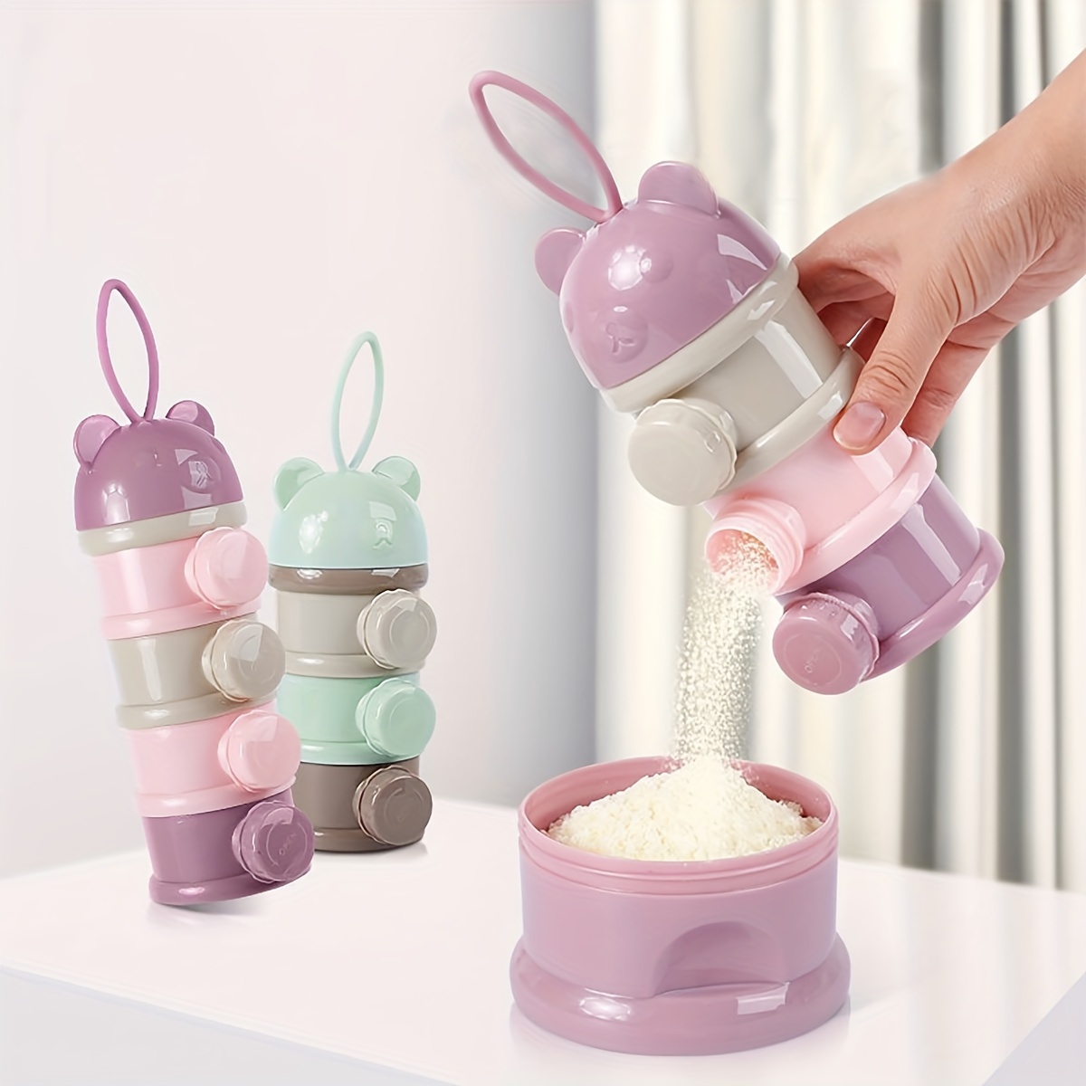 ストラップ付き大容量ベビーミルクパウダーコンテナ、ベビーフォ - Baby Food Zone のレビューと価格