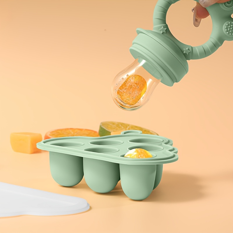 2 個/1 個ミニベビー果物野菜冷凍庫型蓋付き、フルーツフィ - Baby Food Zone のレビューと価格
