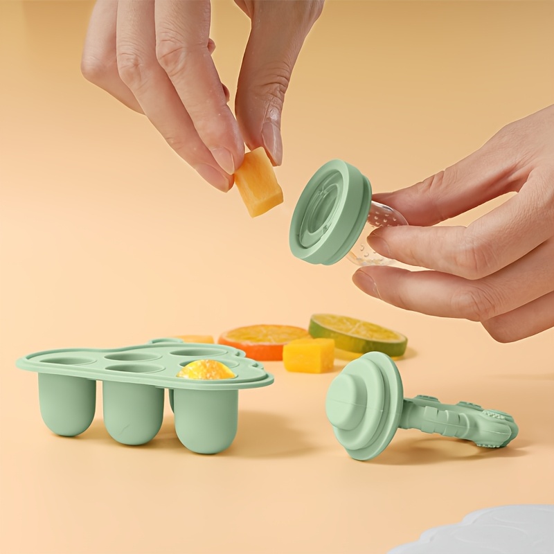 2 個/1 個ミニベビー果物野菜冷凍庫型蓋付き、フルーツフィ - Baby Food Zone のレビューと価格