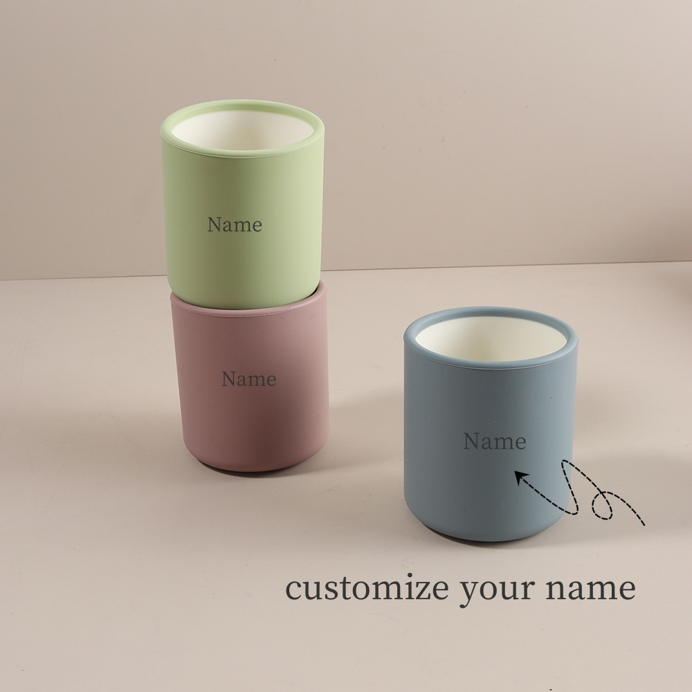 パーソナライズされたカスタム名入りベビーシリコン製トレーニン - Baby Food Utensil のレビューと価格