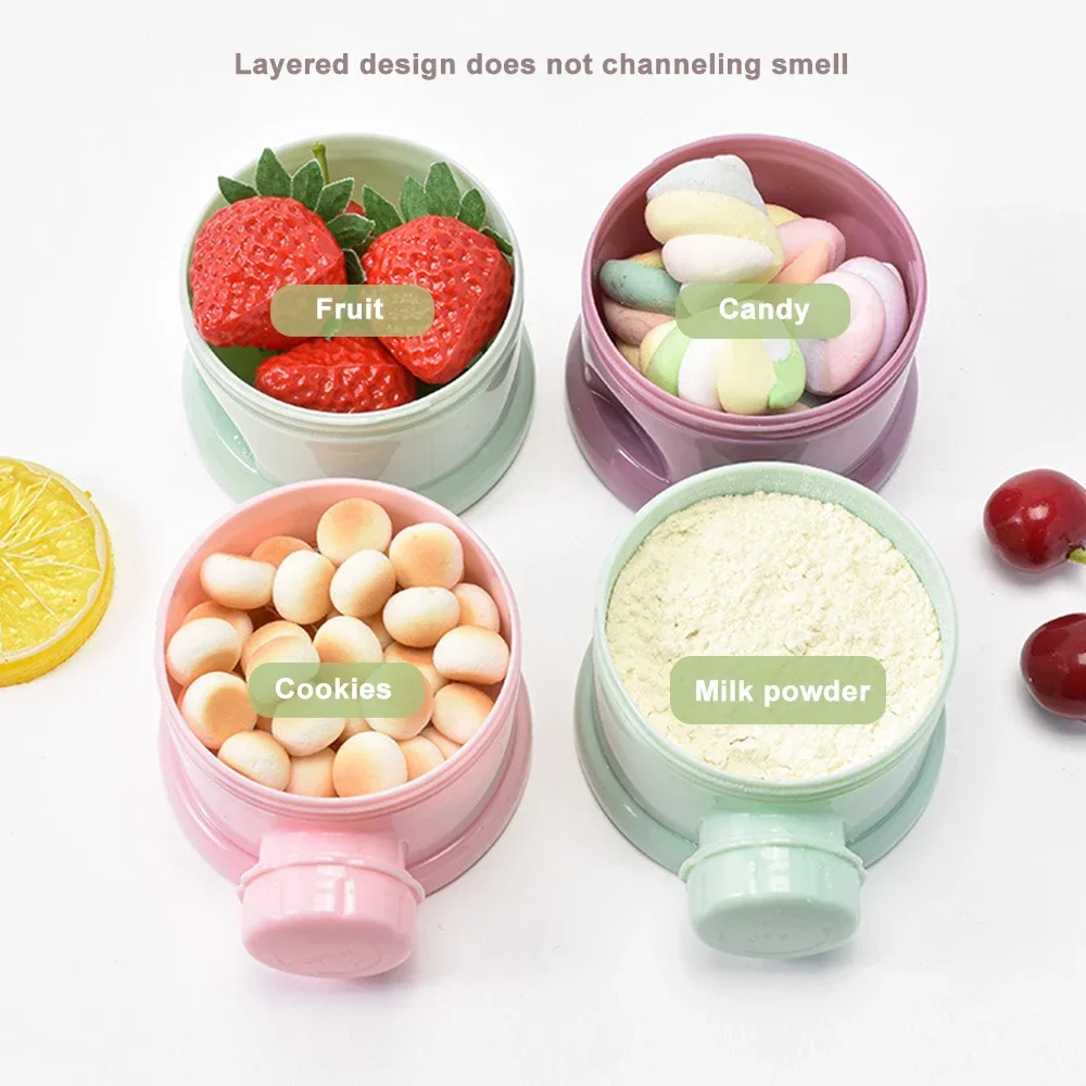 粉ミルクボックス 4 層クマスタイルポータブル複数開口部シリ - Baby Food Category のレビューと価格