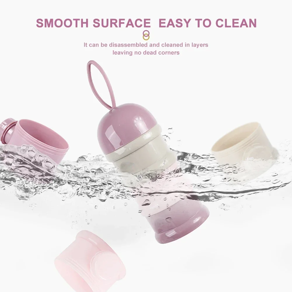 粉ミルクボックス 4 層クマスタイルポータブル複数開口部シリ - Baby Food Category のレビューと価格