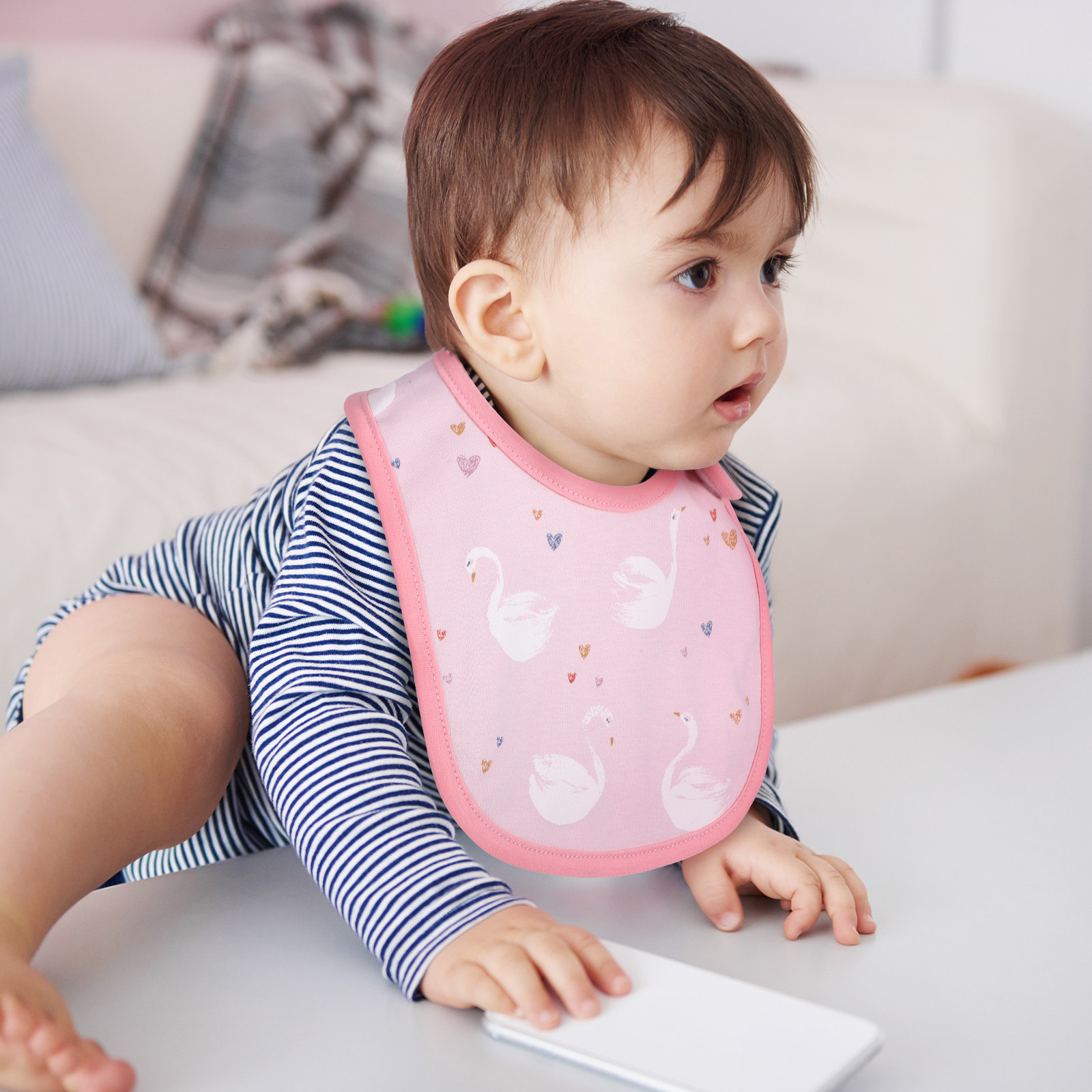 3枚組コットン製よだれかけ、新生児用授乳用よだれかけ、スナッ - Baby Food Newborn のレビューと価格