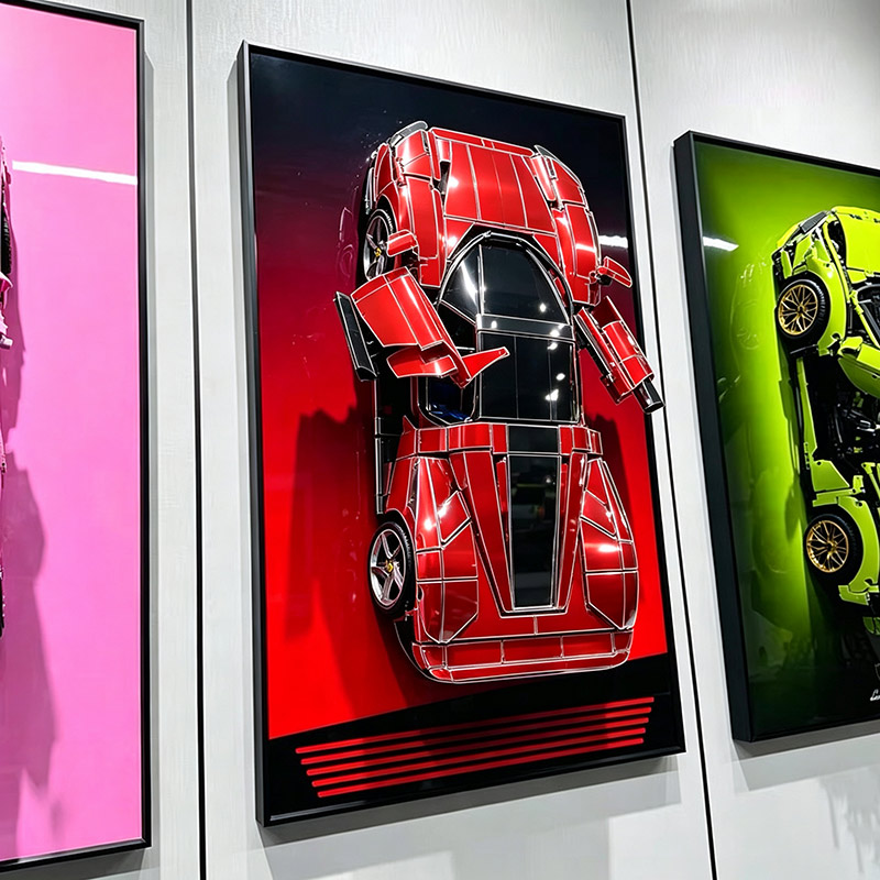 壁掛け式背景ディスプレイボード LEGO 42143 フェラ - Lego Set Technic のレビューと価格