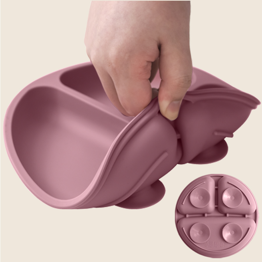 1 個ベビー吸盤シリコーンダイニングプレート BPA フリー - Baby Food Chart のレビューと価格