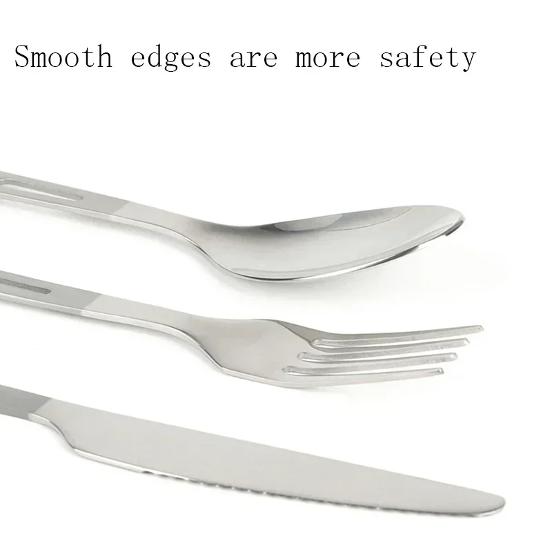 Hwzbben-チタン食器セット、フォーク、スプーン、ナイフ - Weaning Spoon Set のレビューと価格