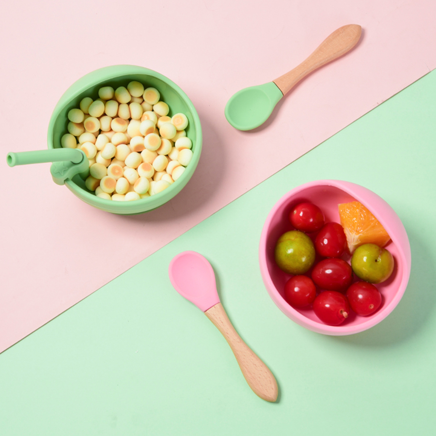 シリコン製のフィーディングボウル,高品質のベビーディッシュ, - Baby Food Utensil のレビューと価格