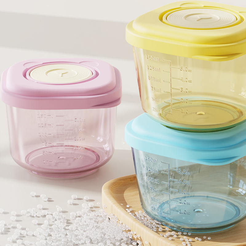 6個のベビーフード保存容器 - PP素材、蒸し可能、漏れ防止 - Baby Food Zone のレビューと価格