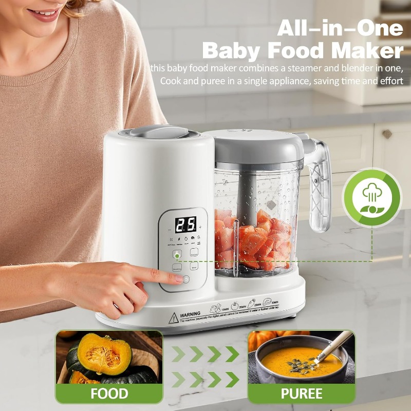 ベビーフードメーカー スチーマー ブレンダー 4 in 1  - Baby Food Steamer のレビューと価格