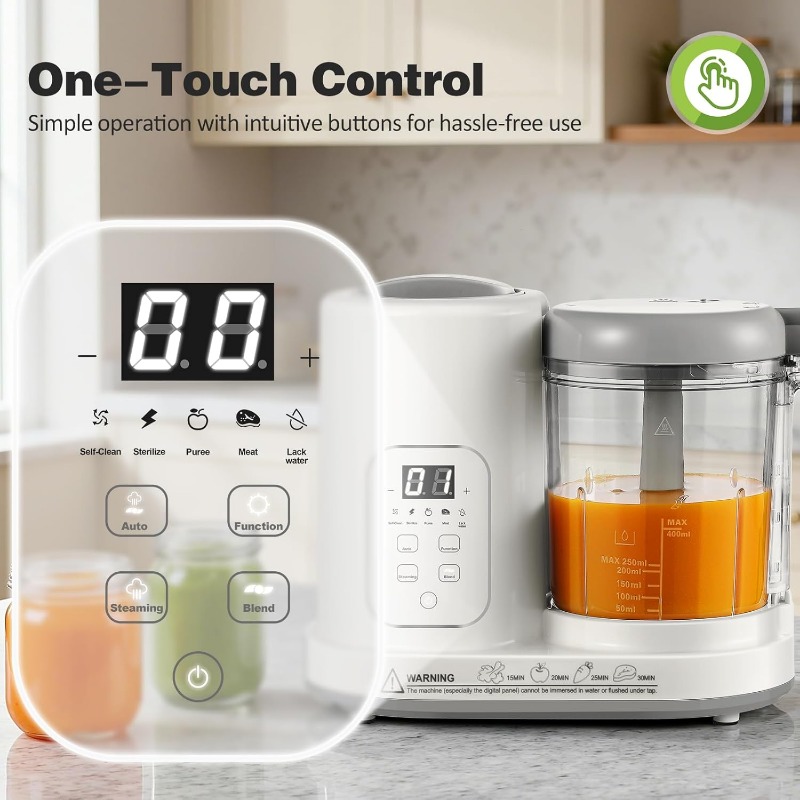 ベビーフードメーカー スチーマー ブレンダー 4 in 1  - Baby Food Steamer のレビューと価格