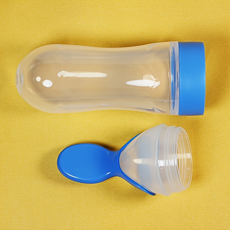 ベビー用シリコン製哺乳瓶、スプーン付き、3オンスの食品分配ス - Baby Food Zone のレビューと価格