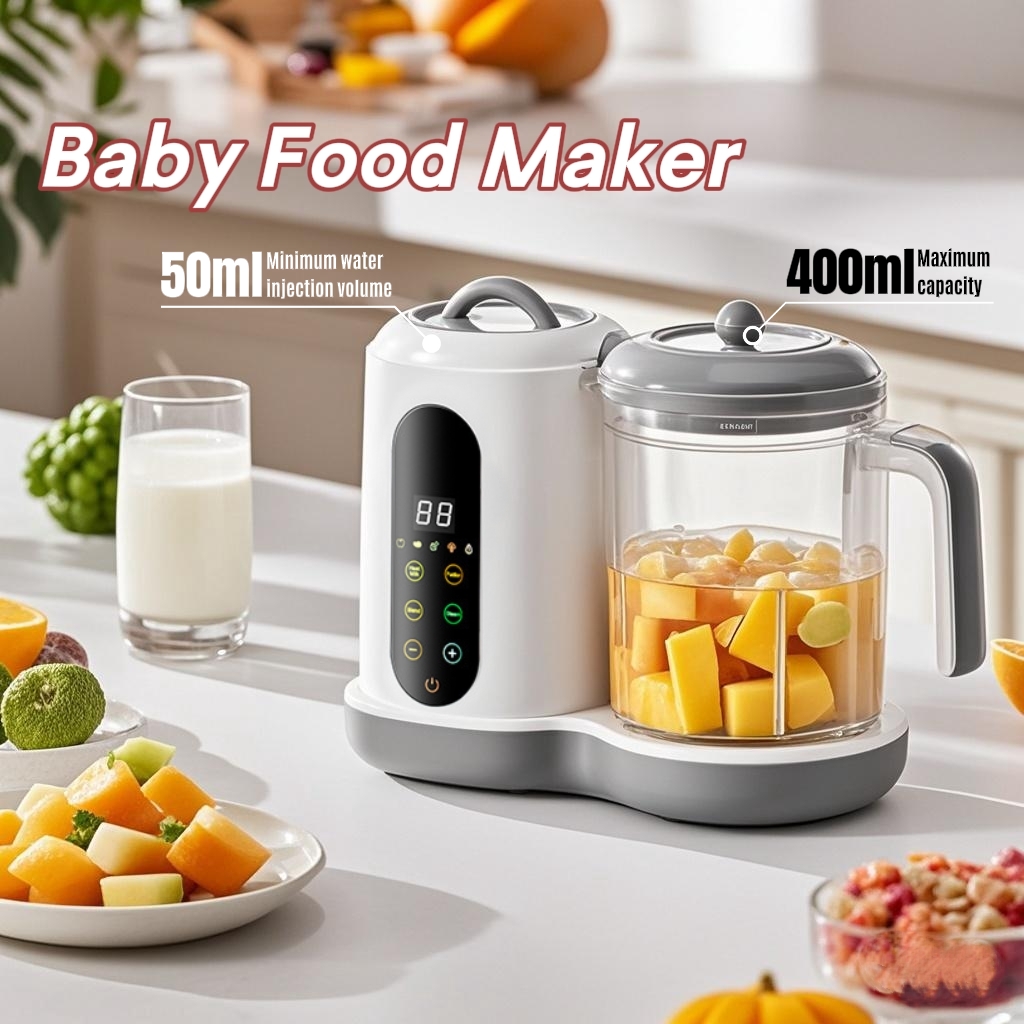 多機能ベビーフードメーカー、自動ベビーフードプロセッサー、ス - Baby Food Steamer のレビューと価格