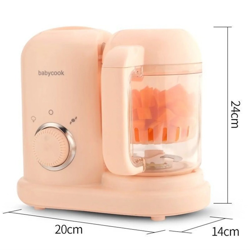 多機能高精度ベビーフードグラインダー小型自動4in1調理蒸し - Baby Food Steamer のレビューと価格