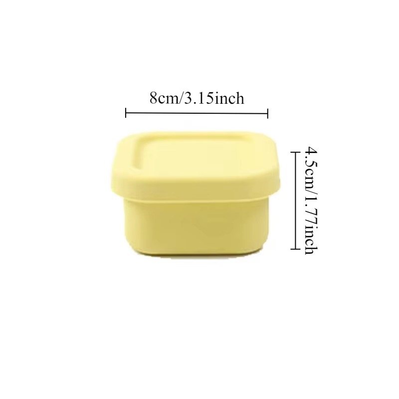 1Pc シリコーンベビーランチボックス 蓋付き 新鮮保存蒸し - Baby Food Category のレビューと価格