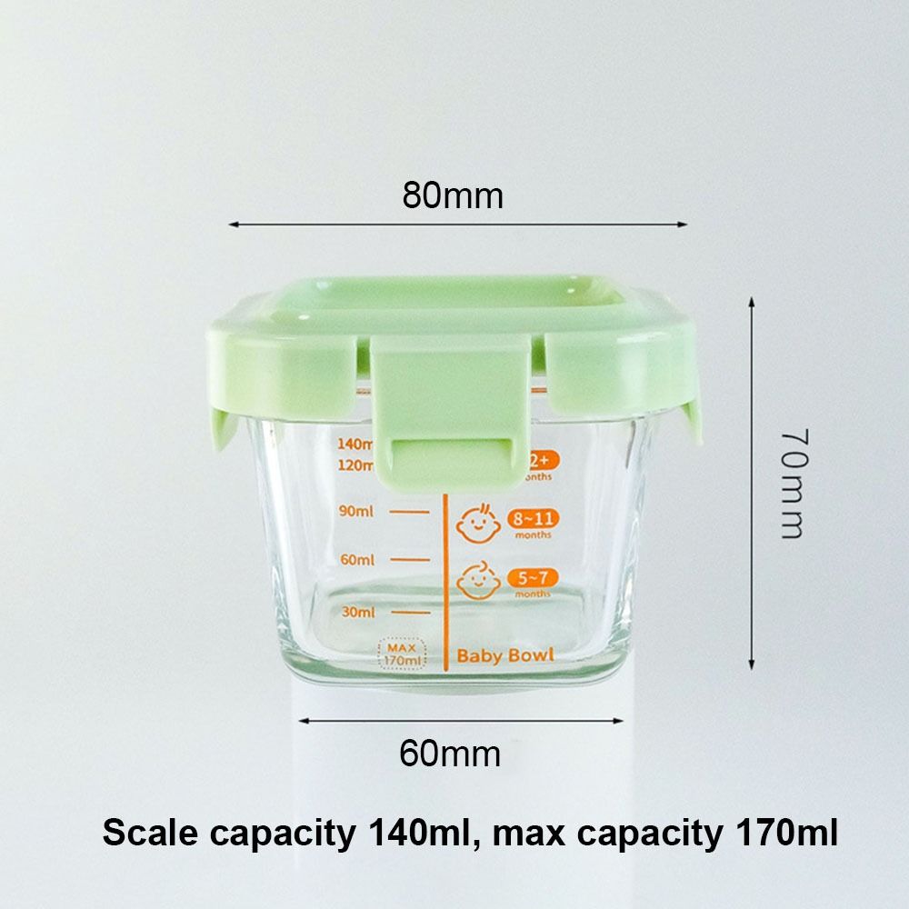 新しい170ml食品保存容器、冷凍・電子レンジ対応、ベビーフ - Baby Food Zone のレビューと価格