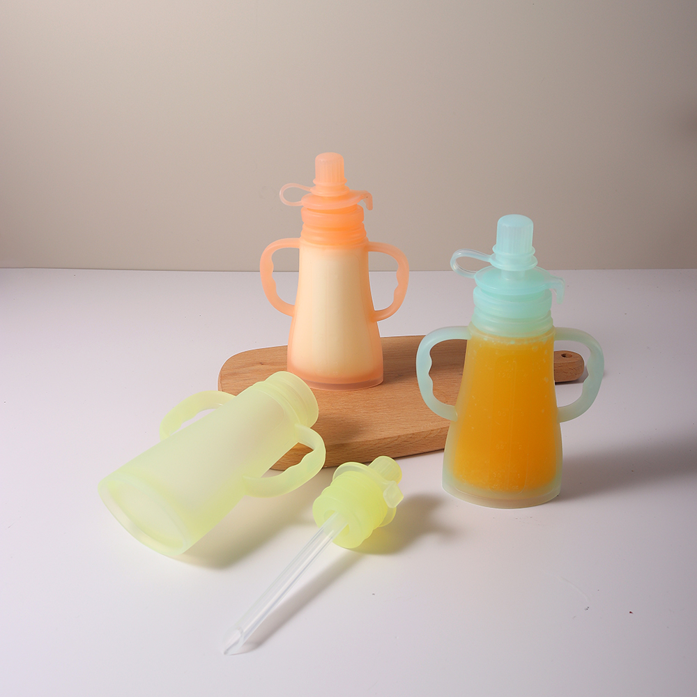 新しい再利用可能なシリコン製母乳保存バッグ、漏れ防止、吸引可 - Baby Food Zone のレビューと価格