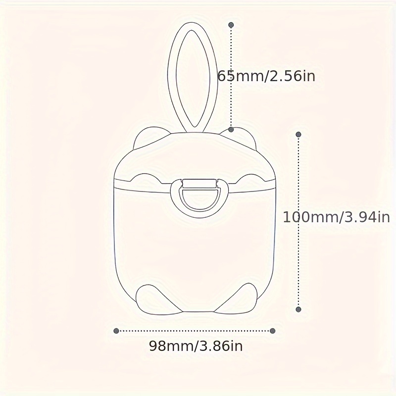 1pc ポータブル 4 層粉ミルクボックス、粉ミルク容器、食 - Baby Food Zone のレビューと価格