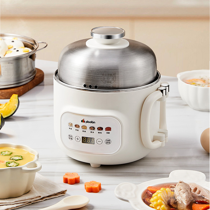 1.6L 電気調理鍋マルチクッカーミニ鍋折りたたみハンドル炊 - Baby Food Steamer のレビューと価格