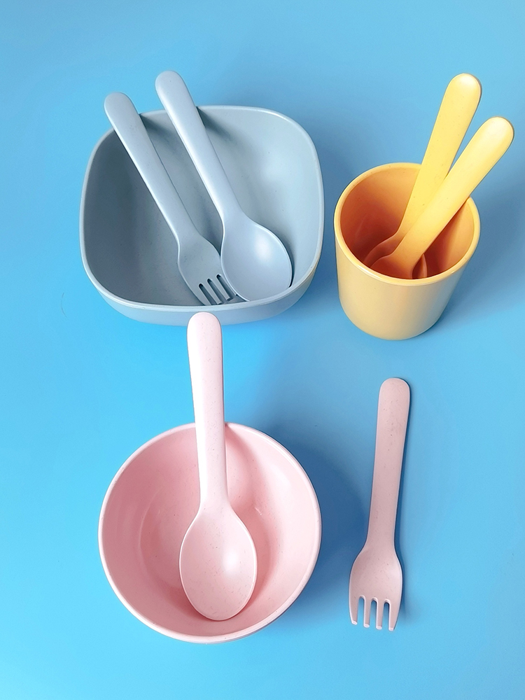 竹繊維フォークスプーンベビー補助食品トレーニングレストランフ - Baby Food Restaurant のレビューと価格