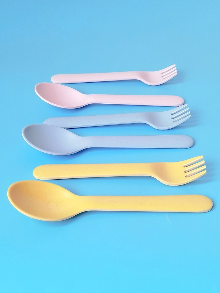 竹繊維フォークスプーンベビー補助食品トレーニングレストランフ - Baby Food Restaurant のレビューと価格