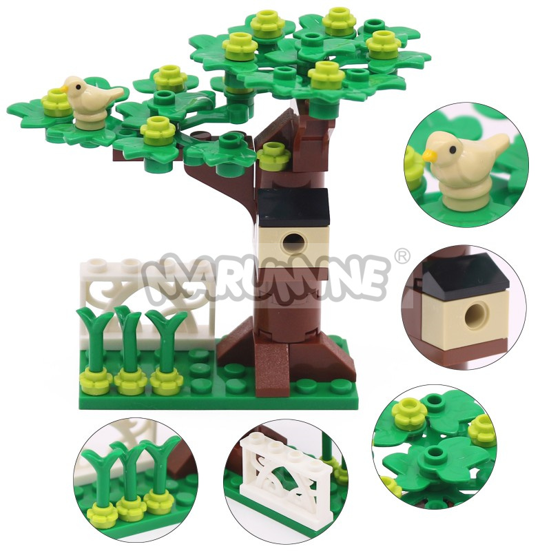 MARUMINE 小粒子MOCブロック ツリーハウスセット  - Lego Set Technic のレビューと価格