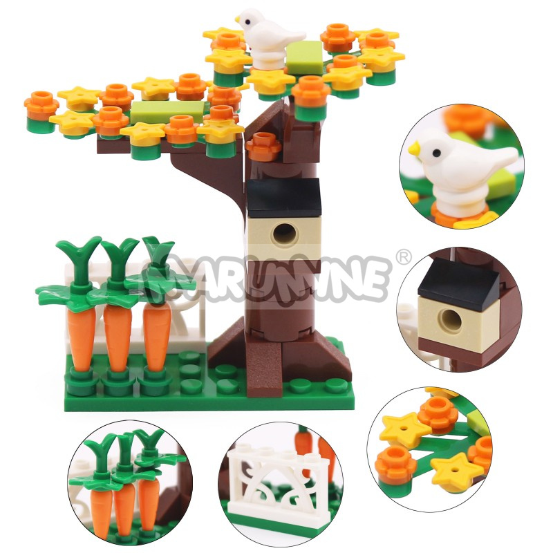 MARUMINE 小粒子MOCブロック ツリーハウスセット  - Lego Set Technic のレビューと価格