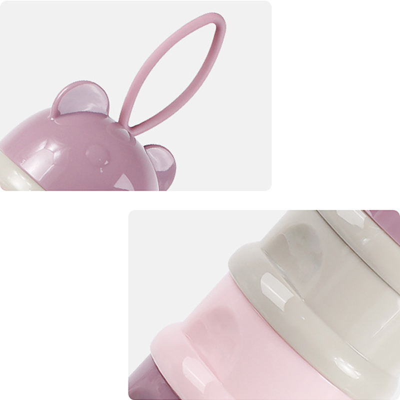 ストレージ 3/4 層ポータブル食品容器粉ミルクパウダーカー - Baby Food Zone のレビューと価格