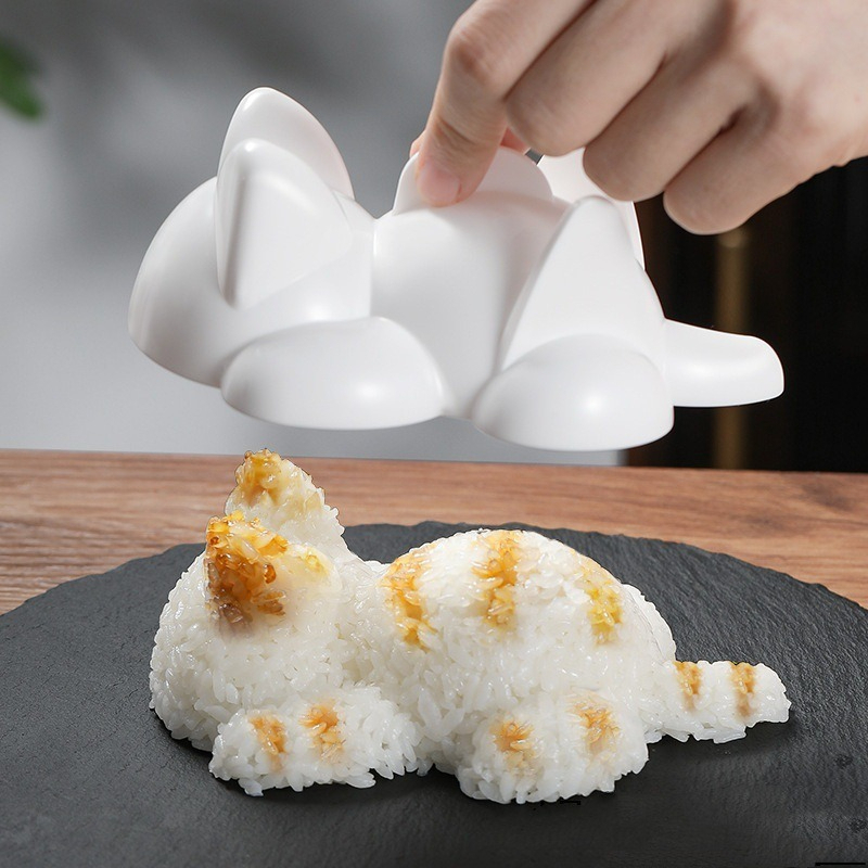 食品グレードのかわいい動物型おにぎり型 猫型寿司メーカー 子 - Baby Food Homemade のレビューと価格