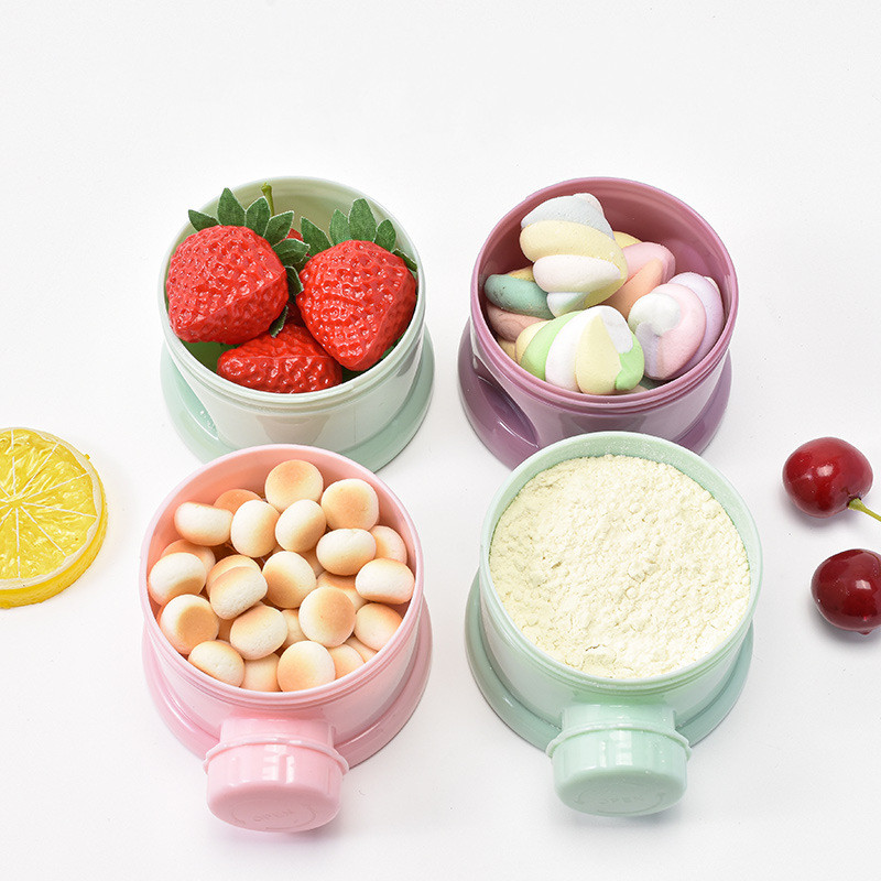 3/4 層ベアベビーミルクパウダーコンテナポータブル独立サイ - Baby Food Zone のレビューと価格