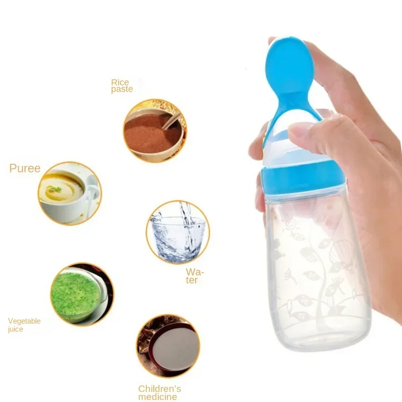 安全なベビー哺乳瓶スプーンミルクボトルベビートレーニングフィ - Baby Food Zone のレビューと価格