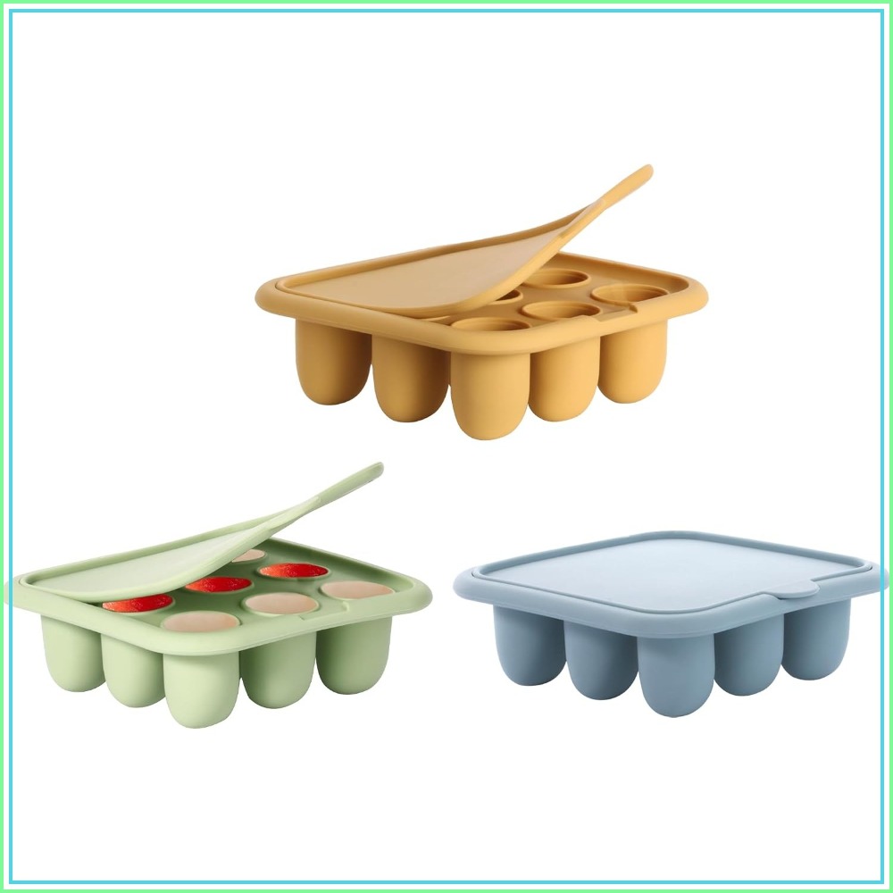 ベビーフード冷凍トレイ、シリコン製ニブルフィーダー、母乳アイ - Baby Food Homemade のレビューと価格