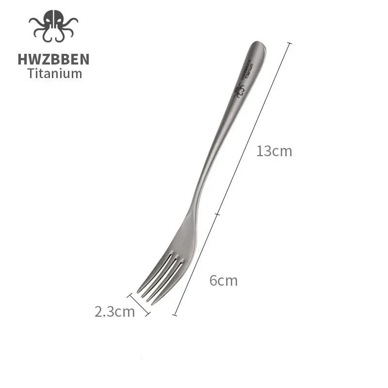 Hwzbben-チタン屋外キャンプ用食器、箸、フォーク、スプ - Weaning Spoon Set のレビューと価格