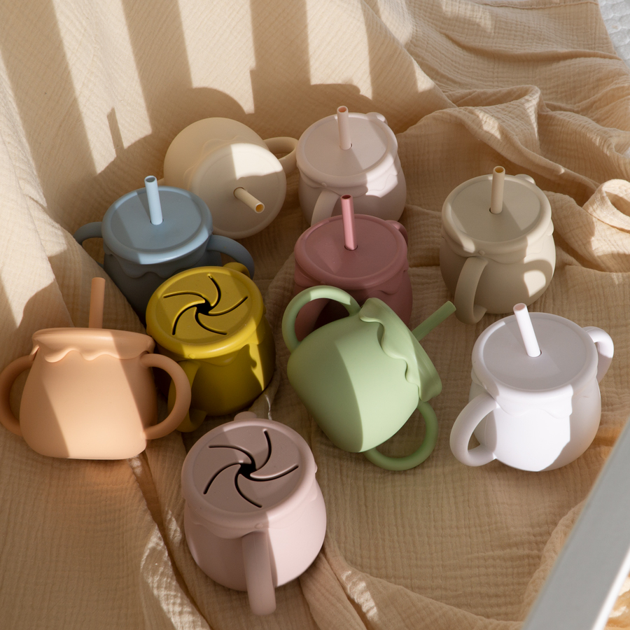 ニューキッズシリコーン給餌食品収納ボックススナックカップポー - Baby Food Newborn のレビューと価格