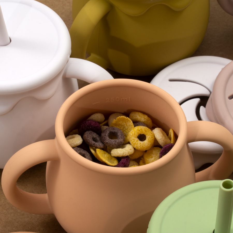 ニューキッズシリコーン給餌食品収納ボックススナックカップポー - Baby Food Newborn のレビューと価格